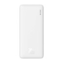 Baseus Airpow 10000mAh 20W Powerbank med Dobbel USB Utgang - Hvit