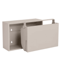 ReCollector - Small Wall storage / Bathroom bin - Silver Cloud grey