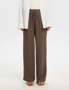Selected Slfviva Gulia Hw Long Sun Pant Noos Brown 42
