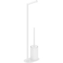 kosmisk frittstående toalettbørste/papirholder white 200x724x120 mm