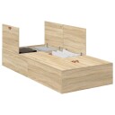  Oppbevarings Sengramme Sonoma Eik 100x200 cm 3335351