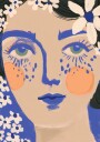 Blue Bloom Plakat Plakat / 30x40cm