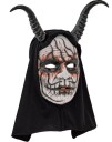 Widmann Commedia Dell'arte Demonmann Maske Med Hette og Horn