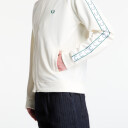 Fred Perry Constrast Taped Trk Jkt   Cream   L