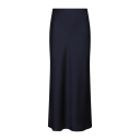 Gamma Skirt Dark Sapphire XL Maxi satin slip skirt