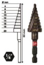 Milwaukee Trinnbor SHW 4-20MM 2MM Trinn