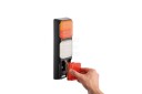 LEDAutolamps Led Autolamps M80 Baklykt Trippel Sort Vertikal Brakett