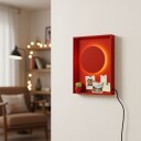 Loomba vegglampe 45 cm - Rød