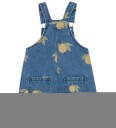 Konges Sløjd Magot kort snekkerbukse til barn lemon denim 98