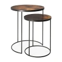 Ethnicraft Nesting Sidebord Bronze Copper