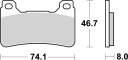 sbs 809DC Bremseklosser