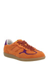 ALOHAS Tb.490 Rife Burgundy Cream Leather Sneakers Orange 38