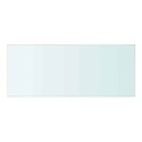 vidaXL Hyllepaneler 2 stk klart glass 50x20 cm