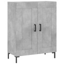 vidaXL Skjenk betonggrå 69,5x34x90 cm konstruert tre
