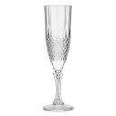 Champagneglass Crystal Effect i plast