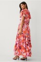 Ellos Collection   Maxikjole i chiffon   Rosa