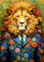 Lion animal art #lion Plakat / 100x150cm
