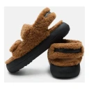 Moon Boot Mb Shearling Sandal   Brown   40