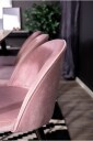 Venture Home   Spisegruppe Doris bord og 6 stk Valleta stoler   Rosa