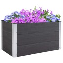 Værbestandig Plantekasse i WPC & Aluminium 100x50x50cm