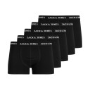 Jack & Jones Junior Black Huey Bokser shorts 5-pakning Noos 128