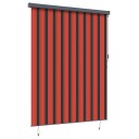  Utendørs Rullegardin oransje og brun 200 x 250 cm stoff