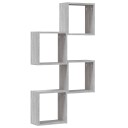  Vegghyller kubeformet 4 stk grå sonoma 30x15x30 cm 8720286978856