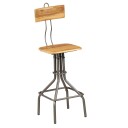  Barstoler 2 stk gjenvunnet heltre teak 8718475600336