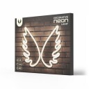 Forever Light Neonskilt Wings - Hvit