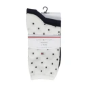 Tommy Hilfiger Th Women Sock Dot 2P - White - 39-42