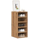  Skohyller svart 2 stk artisan eik 32x35x70 cm konstruert tre 8721158440624