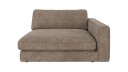 Rowico Home Duncan 1,5 seters sjeselong H Mørk beige Anna 6 129 x 150 x 78 cm Beige