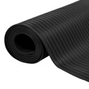 vidaXL Gulv Matte Svart 1,5 x 2 m Gummi
