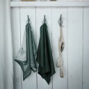 Wik & Walsøe Julemorgen Kjøkkenhåndkle 50x70 cm Hvit / Grønn