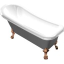 Bathlife Ideal Grå med Føtter 401410017