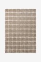 Ellos Home   Flossteppe Alba Check Shaggycarpet   Beige