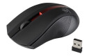 Rebeltec Galaxy - mouse - 2.4 GHz - red - Mus - Optisk - 3 knapper - Rød