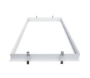 Hvit Ramme Innfelt for LED Panel 60cm med Hurtig Montering