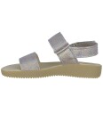 Nature Sandaler   Karen   Metallic Suede   Nature   38   Sandals