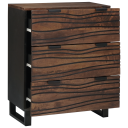  Sidebord   60x33.5x75 cm laget av solid mangotre