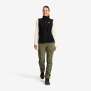 RevolutionRace Dame > Overdeler > Fleece & midlayers Hiker Fleece Vest Dame Black Størrelse:S