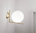 Flos IC C/W 2 Vegglampe Messing