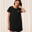 Triumph Nightdress Short Sleeve Svart bomull 38 Dame