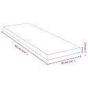 vidaXL Vegghylle 60x20x2,5 cm bambus
