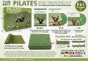 Pilates sett med matte og treningsstrikk