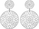 BY JOLIMA Double Spinn Earring |Silver |One Size