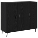  Serviesskap Svart eik 90 x 34 x 80 cm Konstruert tre