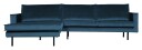 BePureHome Rodeo 3-seter. Sofa m/Venstrevendt sjese - Blå Velur