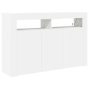  Serviesskap Hvit 116 x 30 x 75 cm Konstruert tre
