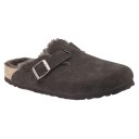 Boston Shearling Suede / Fur Narrow Mocca